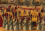 Gentile Bellini Procession in Piazza S. Marco [detail] painting
